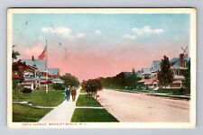 Bradley Beach NJ-New Jersey, Fifth Avenue, Antique, Vintage c1916 Postcard picture