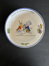 Vintage Hammersley England Alice in Wonderland Children's Bone China Bowl picture