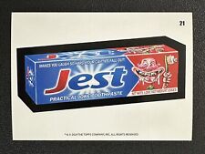 2024 Topps Wacky Packages All-New Series #21 JEST toothpaste sticker Puzzle picture