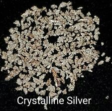 Natural Small Nevada Crystalline Silver Nuggets Mining Bullion Friend to Gold picture