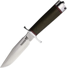 Blackjack Classic Model 5 Fixed Blade Knife Green Canvas Micarta A2 Steel B5GM picture