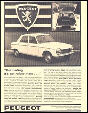 1967 Peugeot 204 UK Vintage Advertisement Print Art Car Ad D124 picture