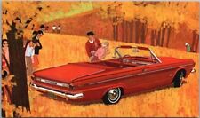 1963 DODGE DART GT Car Advertising Postcard 