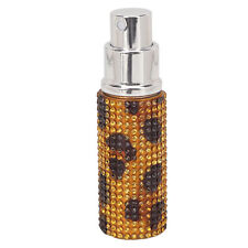 10ml Refillable Perfume Bottle - Rhinestone Decor Leopard Print Empty Spray US picture