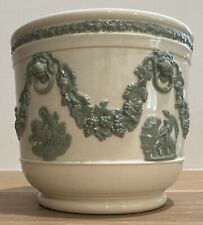 RARE Wedgwood Embossed Queen's Ware of Etruria & Barlaston Cache Pot picture