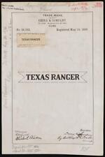 Trademark registration by Deere & Company for Texas Ranger brand Plows picture