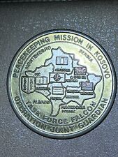 Operation Joint Guardian Kosovo NATO Military Bronze Challenge Coin KFOR picture