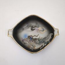 Vintage Dragonware Moriage Japan Hand Painted Dragon Trinket Ashtray Dish Tray picture