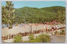 Lake George New York, Lake George Beach State Park, Vintage Postcard picture