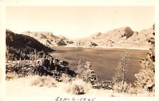 RPPC Omak Lake Washington State Landscape View Real Photo 1945 Postcard picture