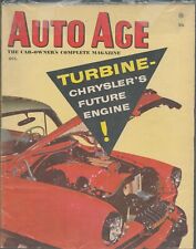 October 1954 AUTO AGE MAGAZINE- CHRYSLER TURBINE picture