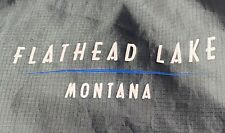 Vintage Flat Head Lake Montana Rain Jacket Champion Front Pocket Size Medium M picture