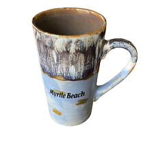 Myrtle Beach Blue Gray Souvenir Coffee Cup Mug Tall  picture
