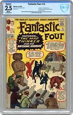 Fantastic Four #15 CBCS 2.5 RESTORED 1963 23-0EAA186-004 picture