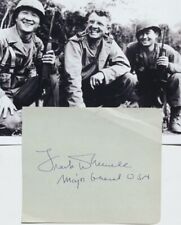 General Frank Merrill Autograph 'Merrill's Marauders' Signed Autograph ''Rare'' picture