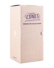 1000pcs THE ORIGINAL CONES 98MM  BLEACHED WHITE PAPER PRE ROLLED CONES W/FILTERS picture