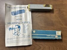 Vintage 1940's SWIFT & ANDERSON Hand Sighting Level Transit Tool w/ Instructions picture