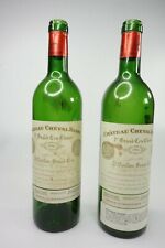 Lot of 2 Chateau Cheval Blanc 1996 bottle Rare Collectible Empty Bottle No Cork picture