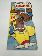 Vintage Make Way For Bullwinkle Color and Read Book Whitman 1972 Unused 15 x 7 picture