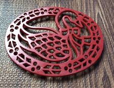 Vintage Red Goose Metal Trivet  Hot Plate /  Hang On Wall picture