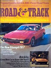 THE NEW TRIUMPH TR7 - ROAD & TRACK MAGAZINE, APRIL 1975 VOLUME 26. NUMBER 8 picture