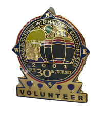 2001 Albuquerque International Balloon Fiesta Volunteer Pin picture