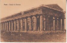 Italy. Salerno - Pesto - Temple of Neptune. Templo di Nettuno. Vintage postcard picture
