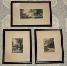 Three Fred Thompson Signed Framed Photographs - Hand Tinted Photo Vintage - Nice picture