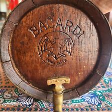 RARE Vintage Antique Bacardi Oak Rum Barrel  picture