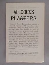 Allcock's Porous Plasters PRINT AD - 1891 ~ weak back, sciatica, stitches remedy picture