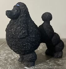 VNTG Castagna Black Poodle Dog Figurine Made in Italy picture