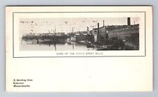 Lawrence MA-Massachusetts, General Greetings Great Mills Vintage c1904 Postcard picture