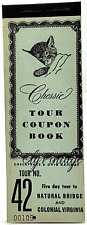 Vintage RARE Chessie Tour 42 Coupon Book #105 Chesapeake Ohio Railway Greyhound picture