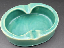 Vintage celadon green old pottery ashtray                        65 picture