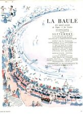 Antique La Baule 1950 Pierre Pagès magazine advertisement picture
