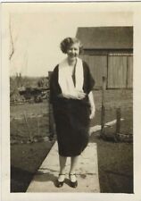 Flapper Woman With Broken Arm In Sling 1920s Snapshot Vintage Vernacular Photo picture