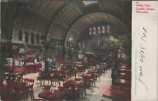 Milwaukee, WI: Schlitz Palm Garden - Vintage Wisconsin Restaurant Postcard picture