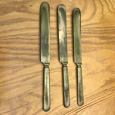 3 Simeon L. & George H. Rogers Nickel Silver Knives picture