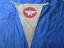 ORIGINAL 1950-60'S FLYING 'A'  GASOLINE SERVICE PENNET  FLAG B picture