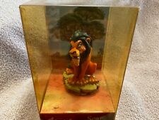 Vintage Disney Scar, Mufasa, Figurine from Lion King Enisco 4 inches Tall picture