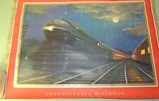 vintage Pennsylvania railroad Leader of fleet modernism calendar picture