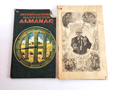 Antique Almanacs Velvet Joes Tobacco International Harvester 1917 Weather picture