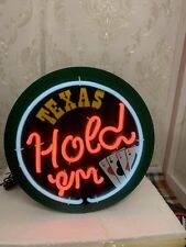 texas holdem neon Sign Wall Or Countertop picture