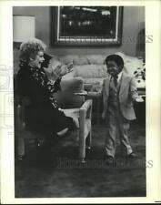 1981 Press Photo Gary Coleman and Lucille Ball on NBC special Lucy Moves to NBC picture