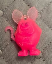 Vintage Gumball Rat Fink 1960's Charm Hot Pink Black Eyes Ed Big Daddy Roth C8 picture