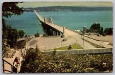 Seattle Washington Lake Washington Scenic Landmark Chrome UNP Postcard picture