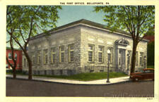 Bellefonte,PA The Post Office Centre County Pennsylvania Linen Postcard Vintage picture