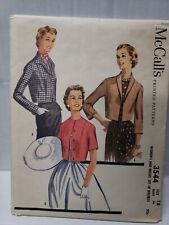 McCall's Sewing Pattern #3544 Size 18 Misses Set Of Boleros -Cut Complete- picture