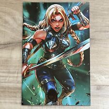 THE WAR OF THE REALMS #4 2019 BATTLE LINES VALKYRIE ICONIC MAXX LIM VIRGIN VAR picture