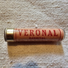 RARE Veronal Barbital Antique Sealed Bottle American Pharmaceutical Co. 1917 picture